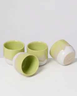 Coimbra Espressobecher lime 4er-Set