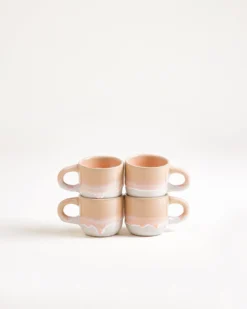 Coimbra Espressotasse apricot 4er-Set