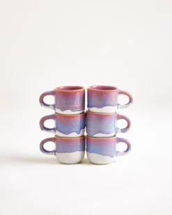 Coimbra Espressotasse lila 6er-Set