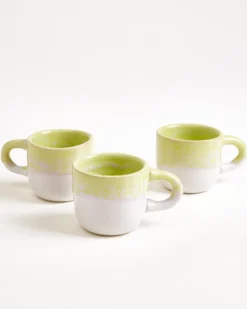 Coimbra Espressotasse lime 4er-Set