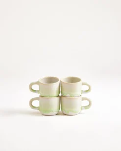 Coimbra Espressotasse pastellgrün 4er-Set