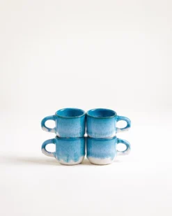 Coimbra Espressotasse türkis 4er-Set