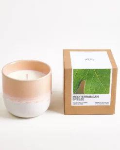 Coimbra - Gift set Scented candle apricot pink 3 pieces
