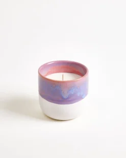 Coimbra - scented candle “Ocean Breeze” lilac pink
