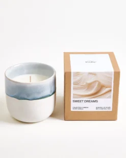 Coimbra - scented candle “Sweet Dreams” gray-blue
