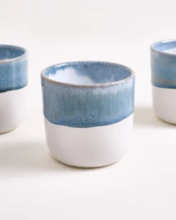 Coimbra - Set of 6 Cups large Grayblue