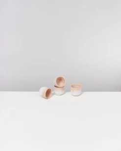 Coimbra - Set of 4 Espressocups apricot