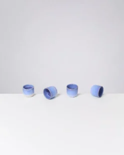 Coimbra - Set of 4 Espressocups cornflower