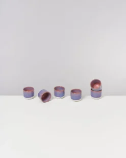 Coimbra - Set of 6 Espressocups lilac pink