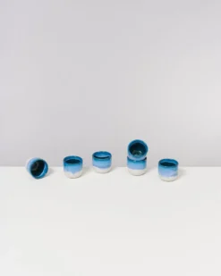 Coimbra - Set of 6 Espressocups turquoise