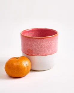 Coimbra - Set of 6 large Cups pink cream
