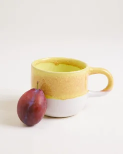 Coimbra - Set of 4 mugs small yellow