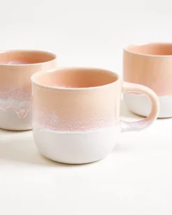Coimbra Tasse groß apricot 4er-Set