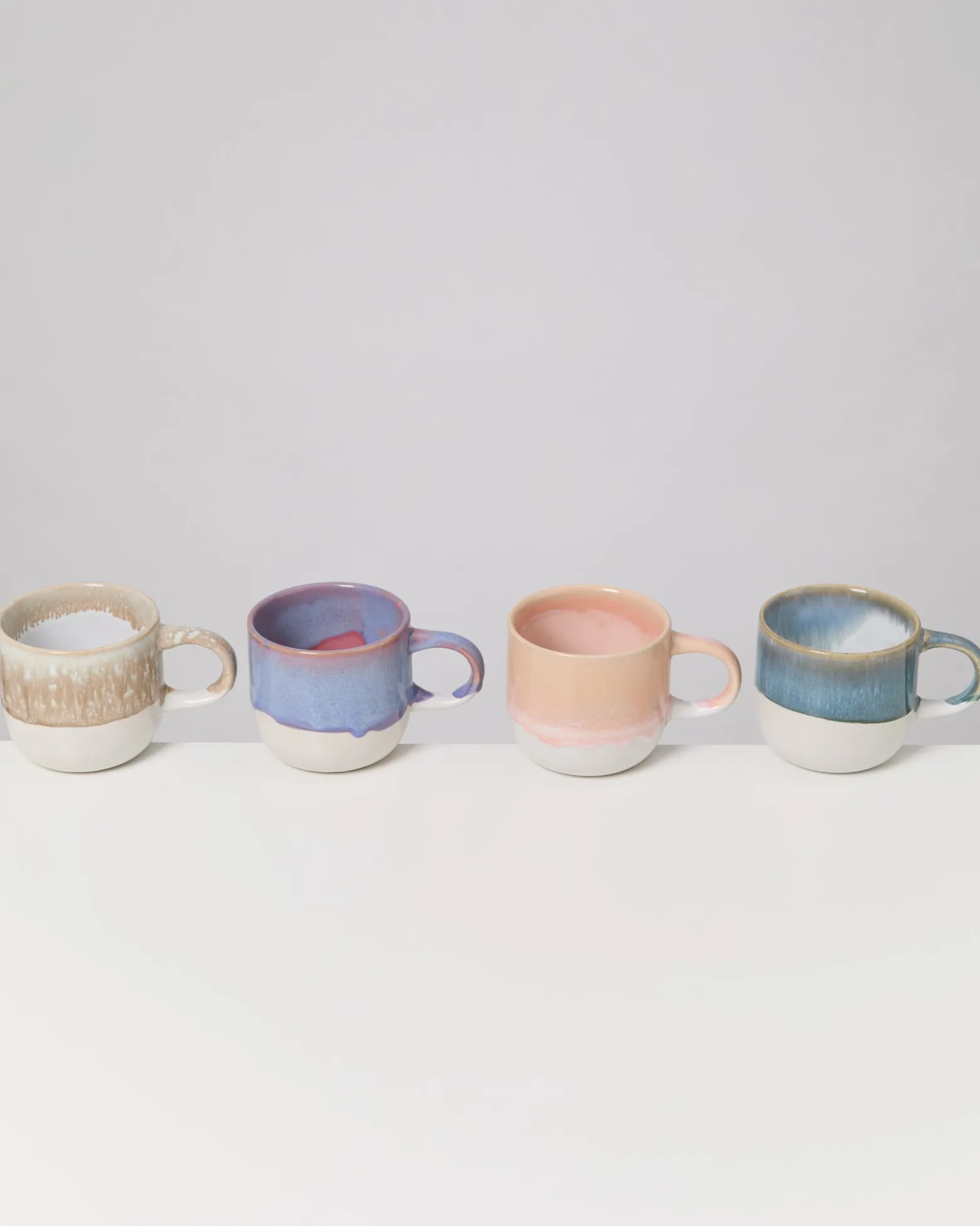 Coimbra Tasse groß Pastel Flow mix 4er-Set