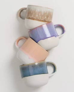 Coimbra Tasse groß Pastel Flow mix 4er-Set
