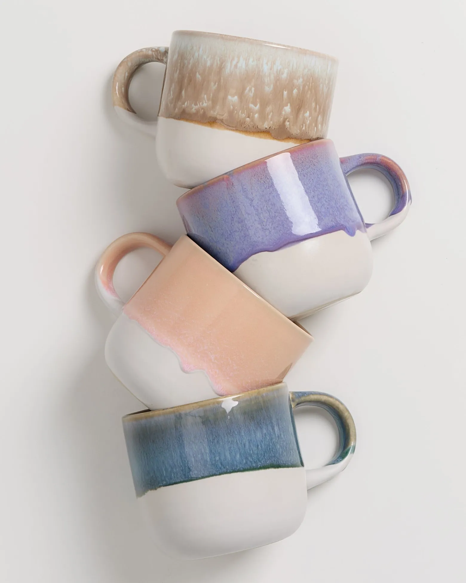 Coimbra Tasse groß Pastel Flow mix 4er-Set