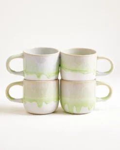 Coimbra Tasse groß pastellgrün 4er-Set
