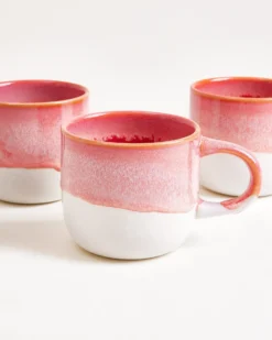 Coimbra Tasse groß pink 4er-Set