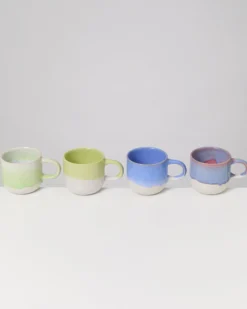 Coimbra Tasse groß Vibrant Glow mix 4er-Set