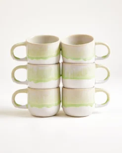 Coimbra Tasse klein pastellgrün 6er-Set