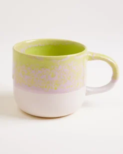 Coimbra tea mug big lime lilac