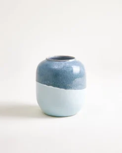Coimbra - Vase M gray-blue blue
