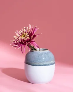 Coimbra - Vase M gray-blue blue