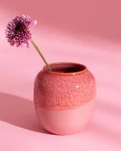 Coimbra Vase M pink rosa