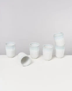 Copa Alto Becher groß mint weiß 6er-Set