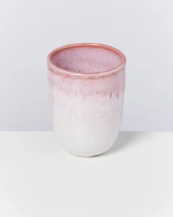 Copa Alto Becher groß rosa weiß 4er-Set
