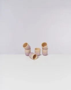 Copa Alto - Set of 6 Espressocups pastel rose