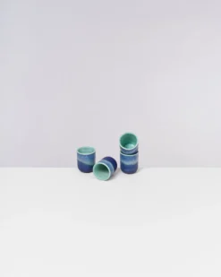 Copa Alto - Set of 4 Espressocups turquoise