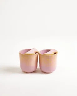 Copa Alto Set of 2 small to-go cups yellow rosé