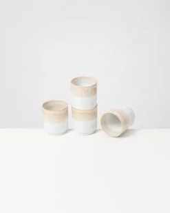 Cordoama Becher groß sand 4er-Set