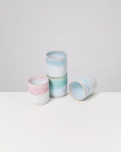 Cordoama Becher groß Soft Ombré mix 4er-Set
