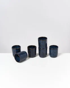 Cordoama Becher klein dunkelblau 6er-Set