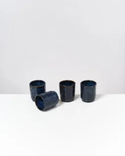 Cordoama Becher klein dunkelblau 4er-Set