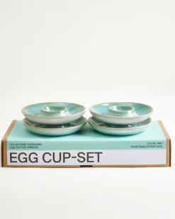 Cordoama - Easter Set of 4 egg cups mint