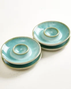 Cordoama - Easter Set of 4 egg cups mint