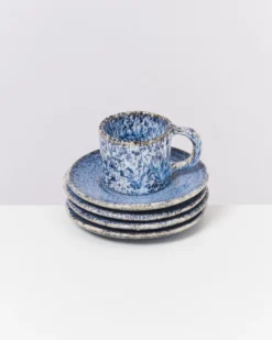 Cordoama - Espresso saucer blue speckled
