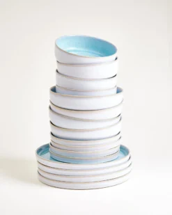 Cordoama Geschirr-Set aqua 16-teilig