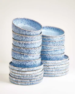 Cordoama Geschirr-Set blau 24-teilig