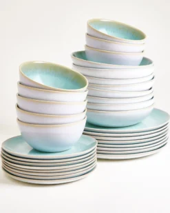 Cordoama Geschirr-Set classic mint 32-teilig