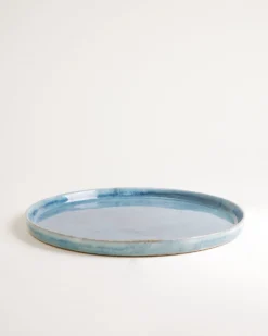 Cordoama - Large plate modern green-blue