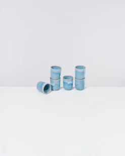 Cordoama - Set of 6 Espressocups aqua