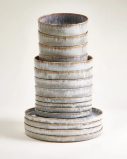 Cordoama - Tableware set gray 16 pieces