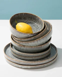 Cordoama - Tableware set gray 8 pieces