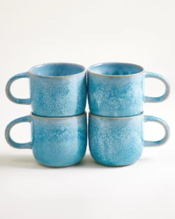 Cordoama Tasse groß aqua 4er-Set