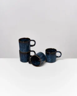 Cordoama Tasse groß classic dunkelblau 4er-Set