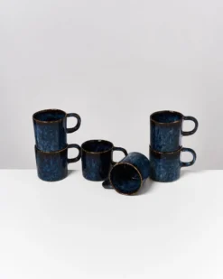 Cordoama Tasse groß classic dunkelblau 6er-Set
